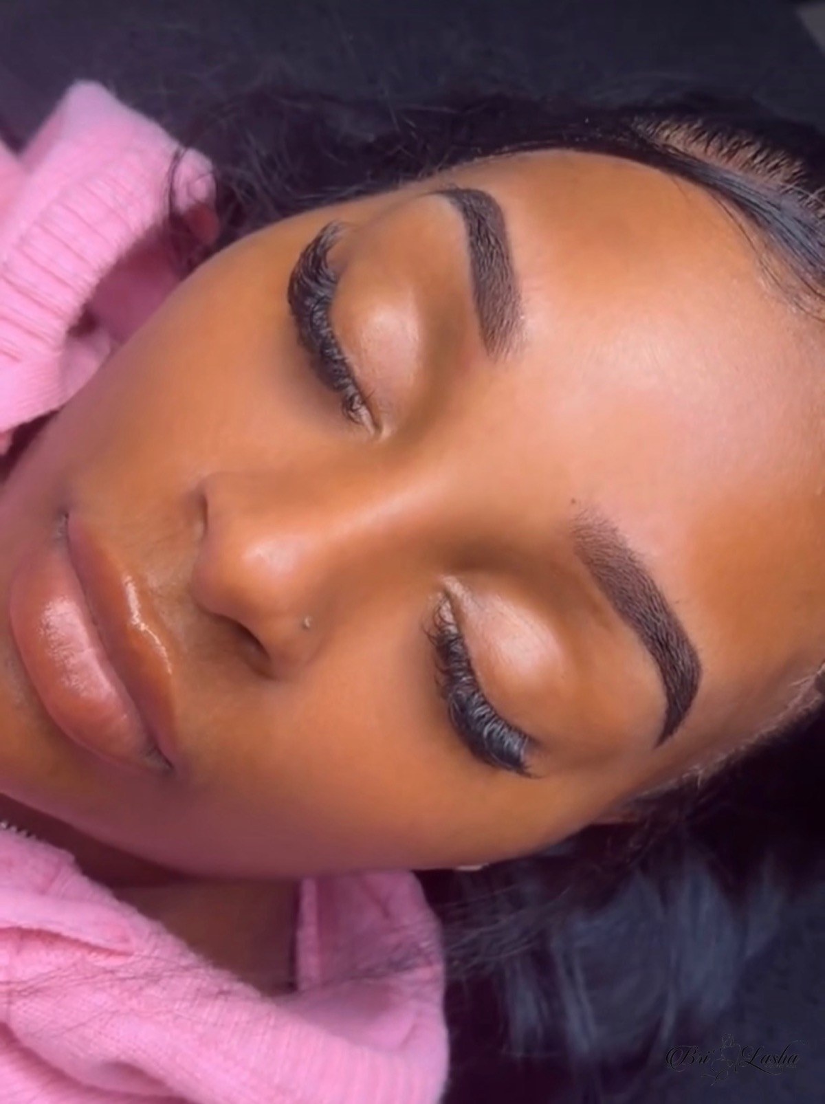 Healed brows